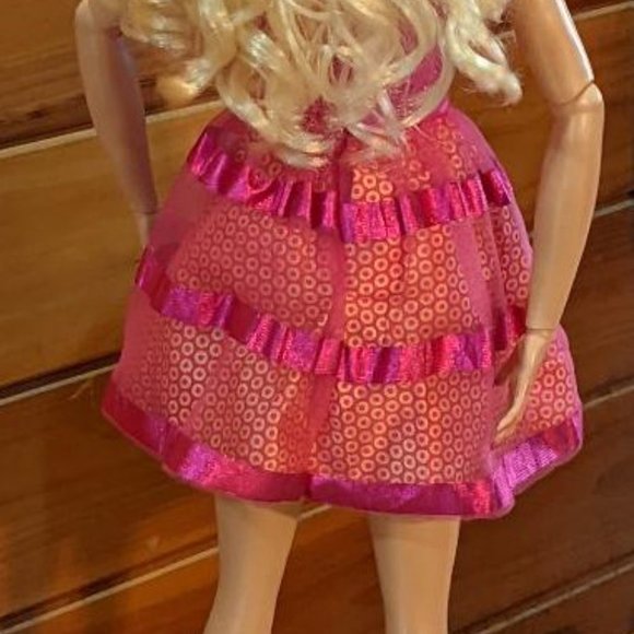 Mattel Just Play BLONDE BARBIE DOLL My Size Best Friend 28" Pink Party Dress - Picture 6 of 7